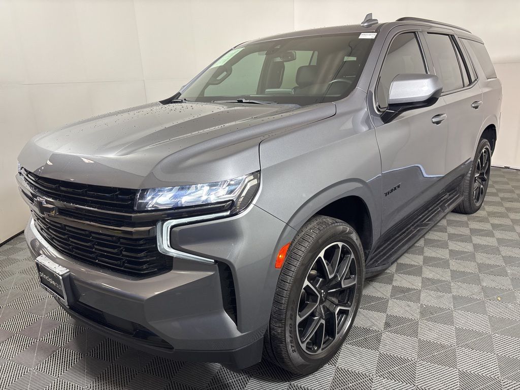 Used 2021 Chevrolet Tahoe RST with VIN 1GNSCRKDXMR411077 for sale in San Antonio, TX