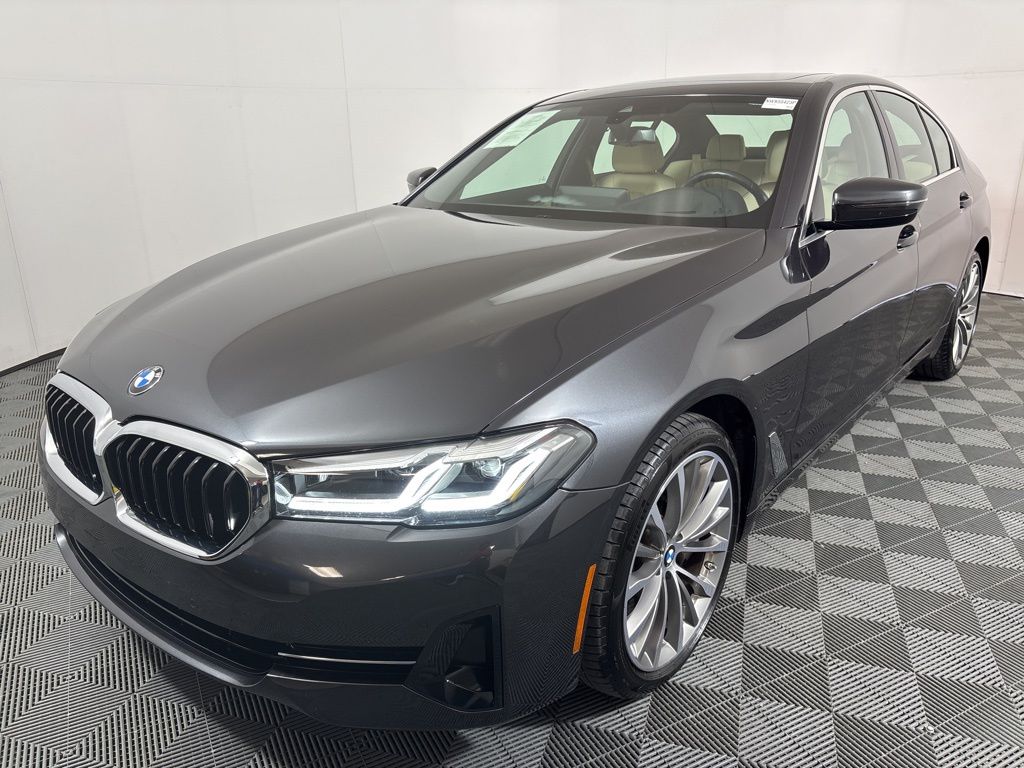 Certified 2022 BMW 5 Series 540i with VIN WBA53BJ08NWX55423 for sale in San Antonio, TX