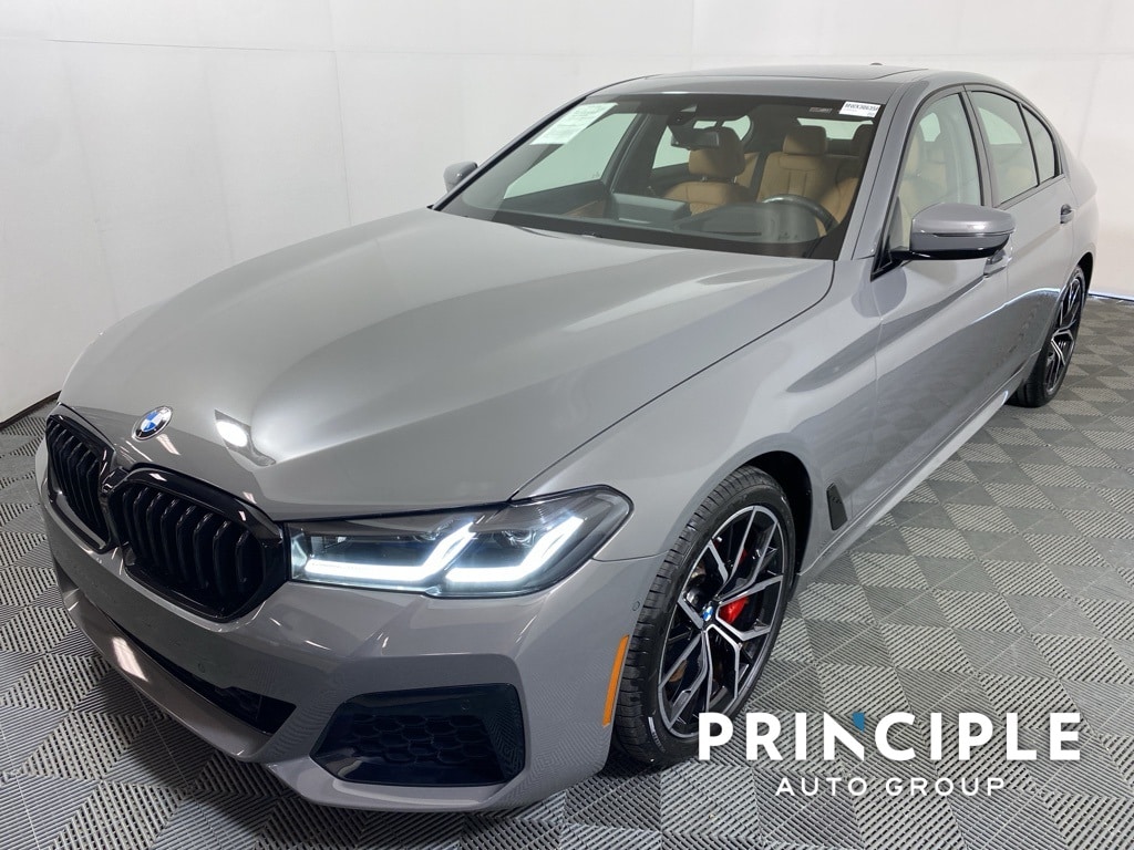 Certified 2021 BMW 5 Series 540i with VIN WBA73BJ09MWX30635 for sale in San Antonio, TX