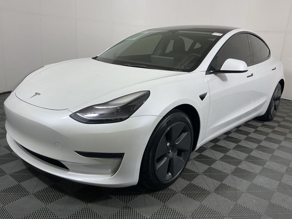 Used 2022 Tesla Model 3 Base with VIN 5YJ3E1EA9NF249590 for sale in San Antonio, TX