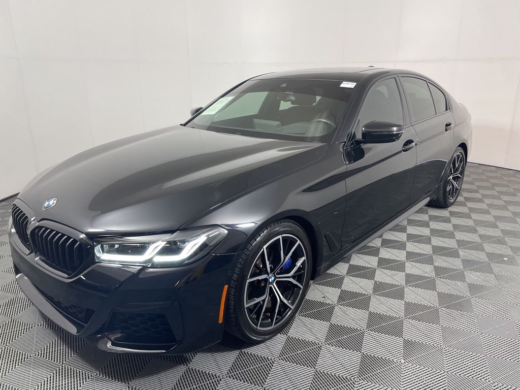 Certified 2022 BMW 5 Series M550i with VIN WBA13BK06NCK98710 for sale in San Antonio, TX