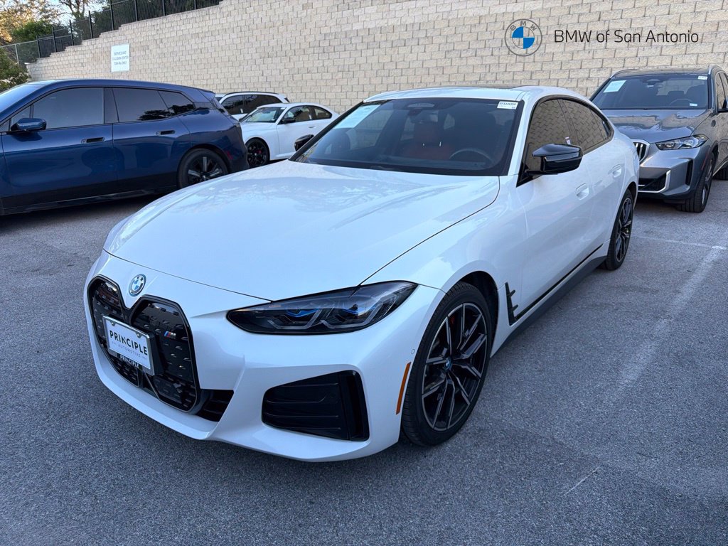 Certified 2024 BMW i4 M50 with VIN WBY33AW09RFS42635 for sale in San Antonio, TX