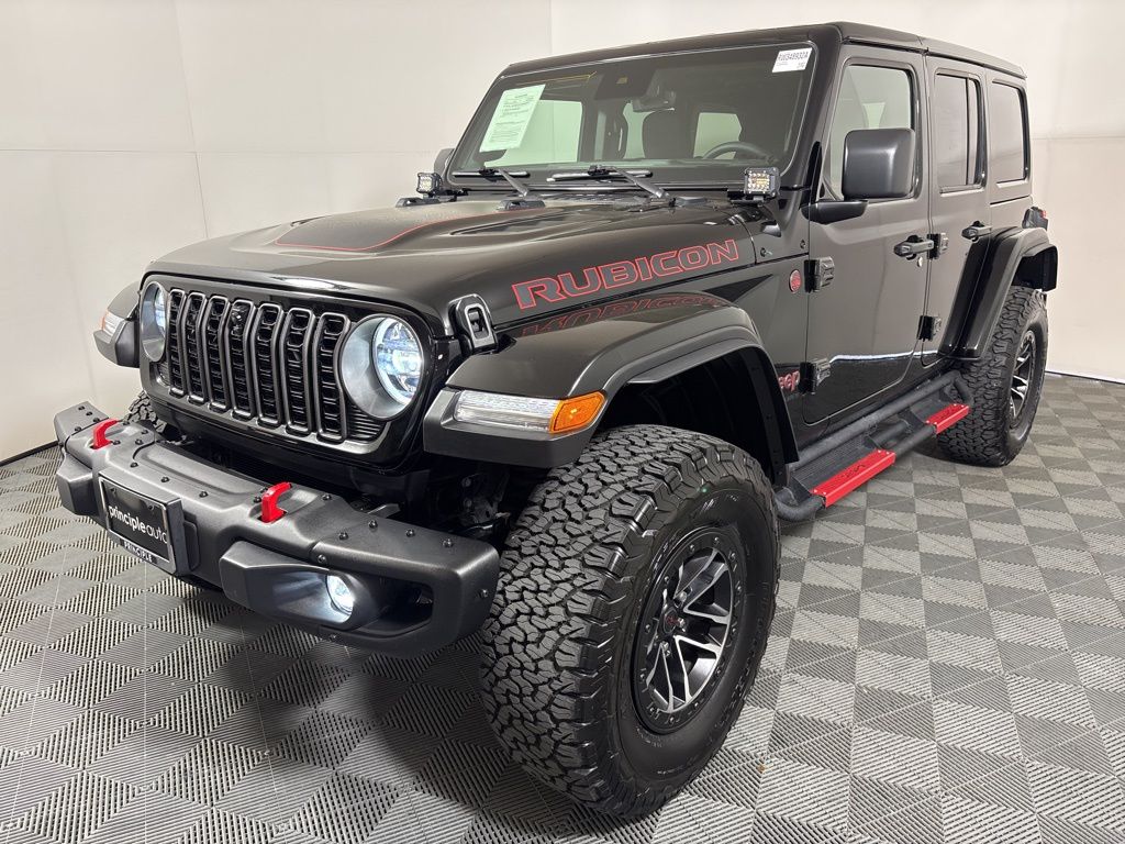 Used 2024 Jeep Wrangler 4-Door Rubicon X with VIN 1C4RJXFG6RW348932 for sale in San Antonio, TX