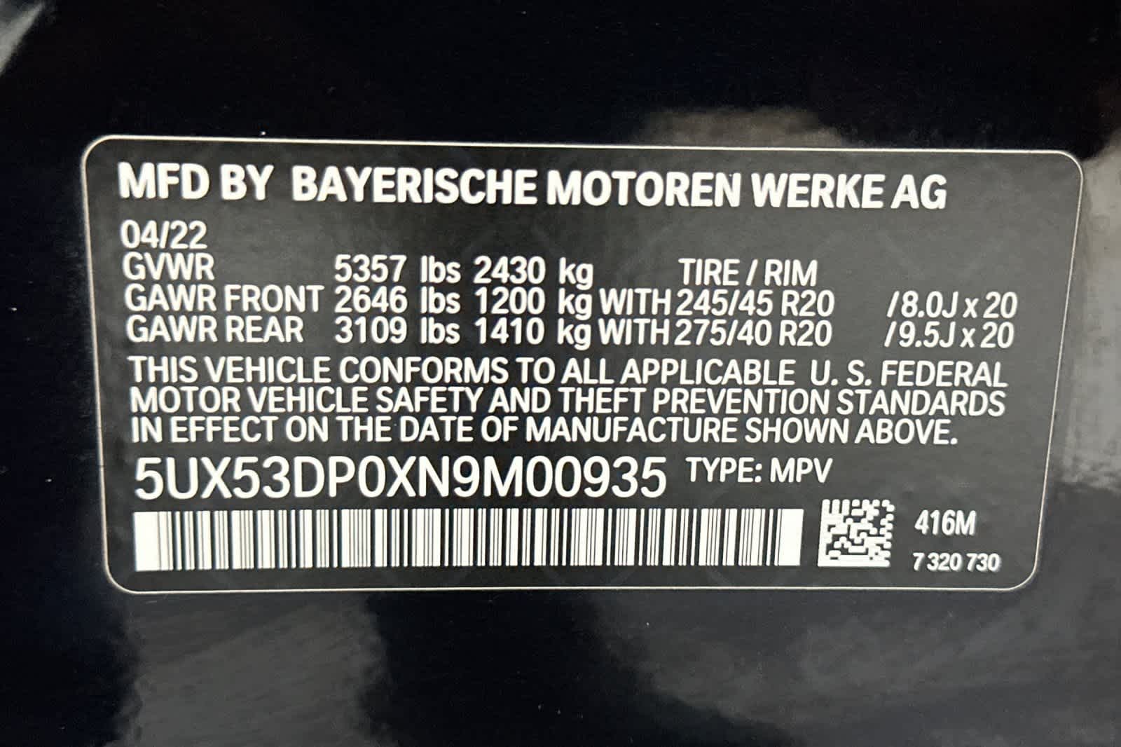 2022 BMW X3 xDrive30i 29