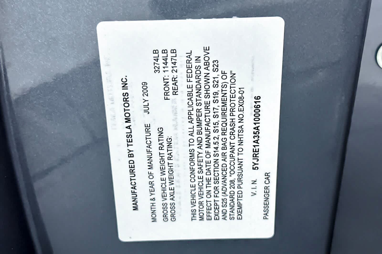 Thumbnail: 2010 Tesla  - 25