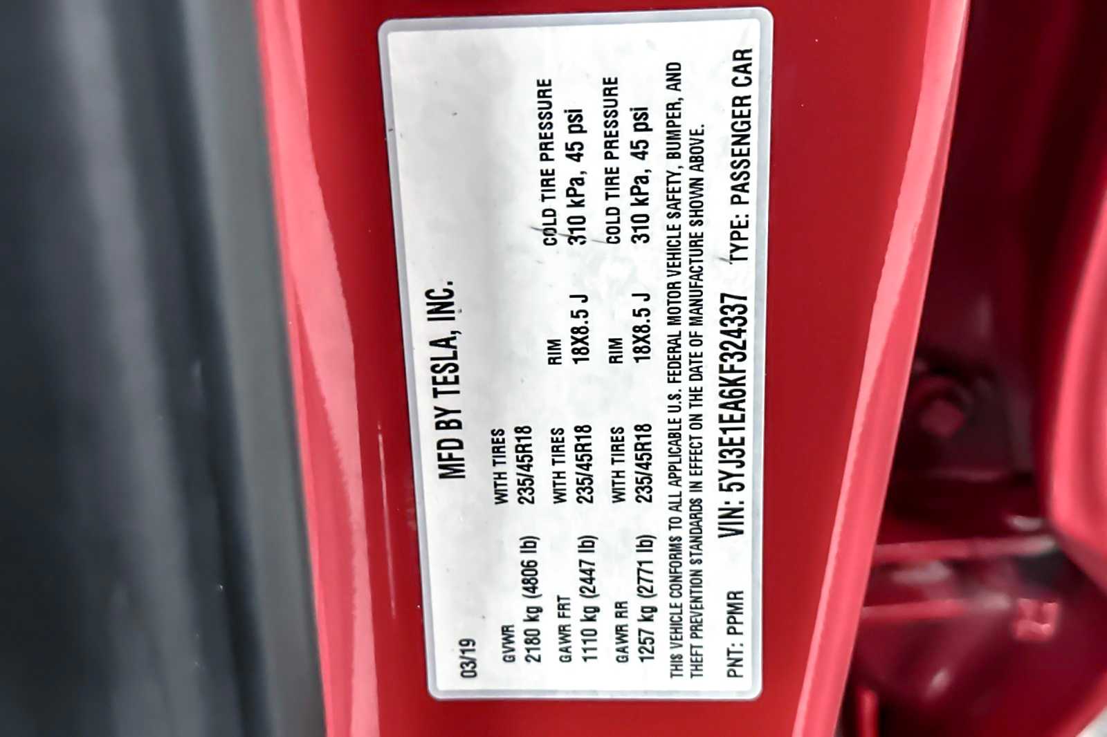 Thumbnail: 2019 Tesla Model 3 - 28