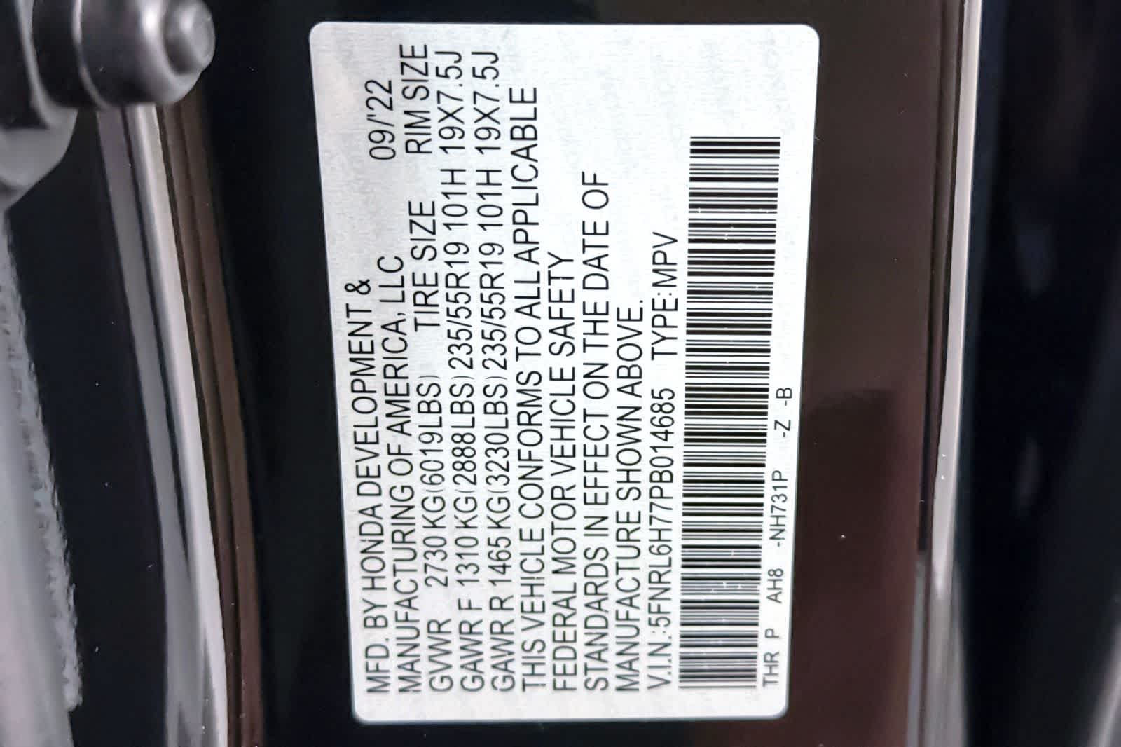 Thumbnail: 2023 Honda Odyssey - 28