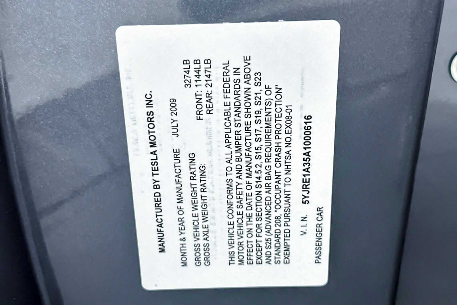 Thumbnail: 2010 Tesla  - 25