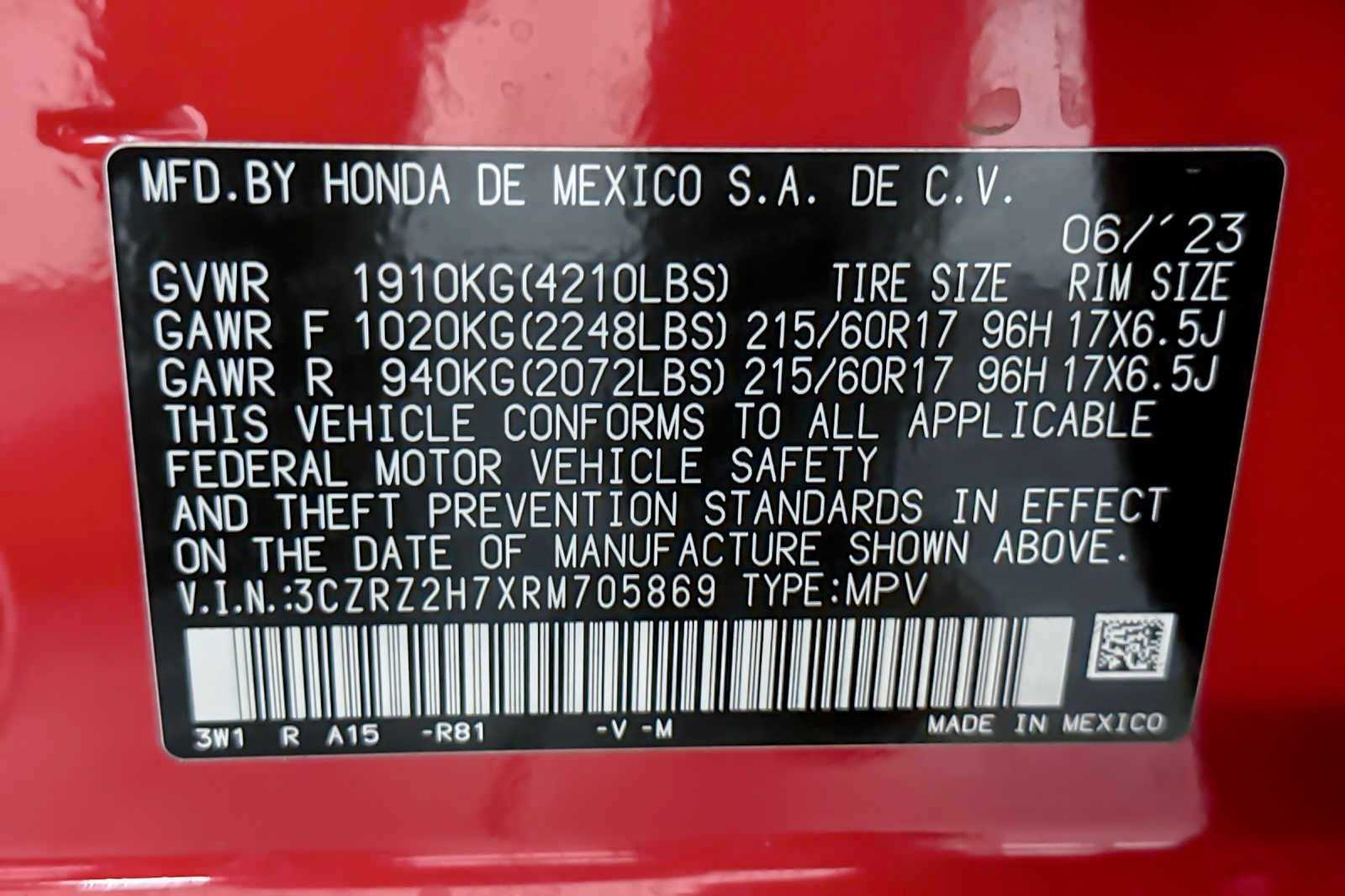 2024 Honda HR-V EX-L 28