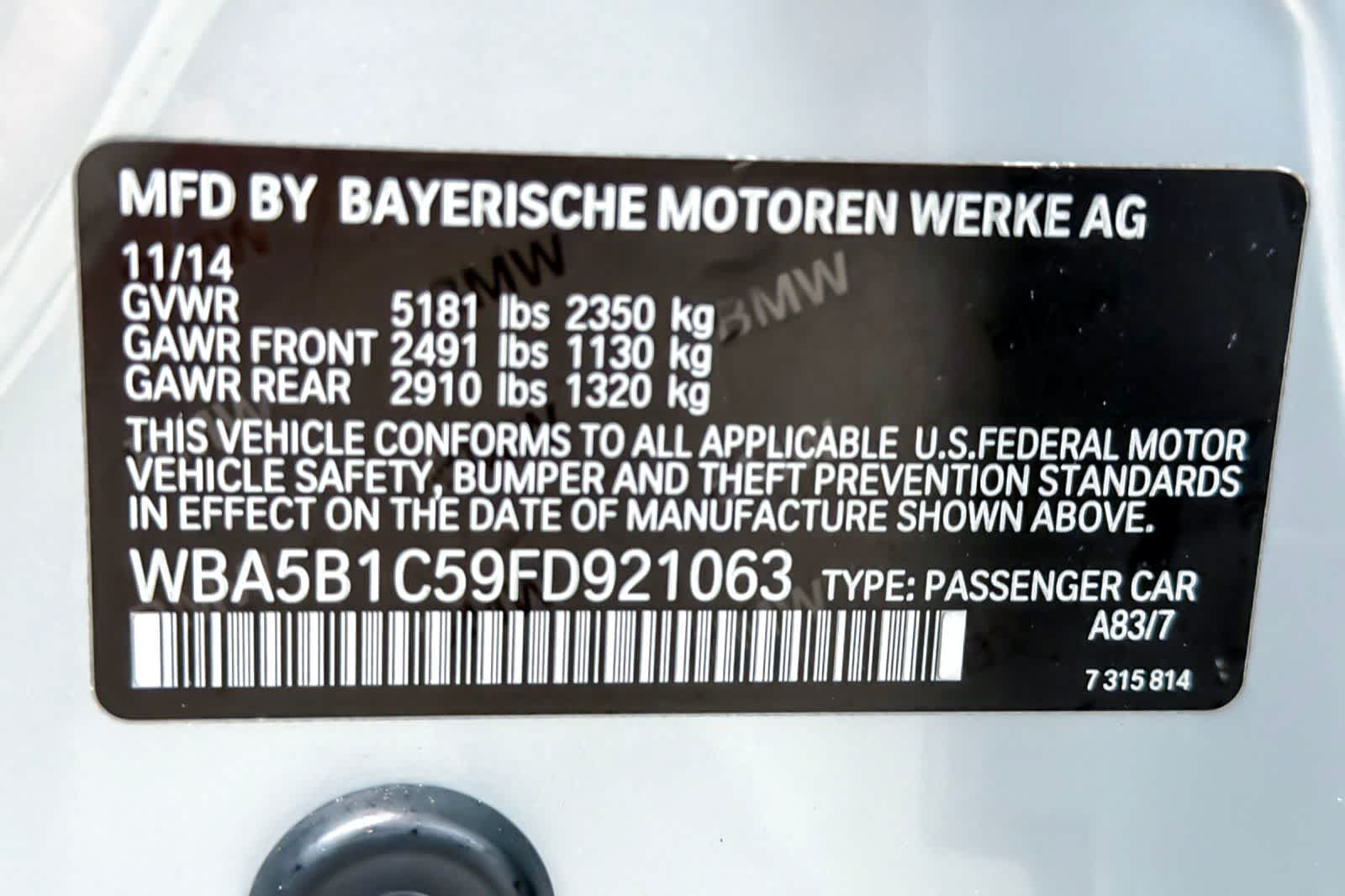 Thumbnail: 2015 BMW 5 Series - 29