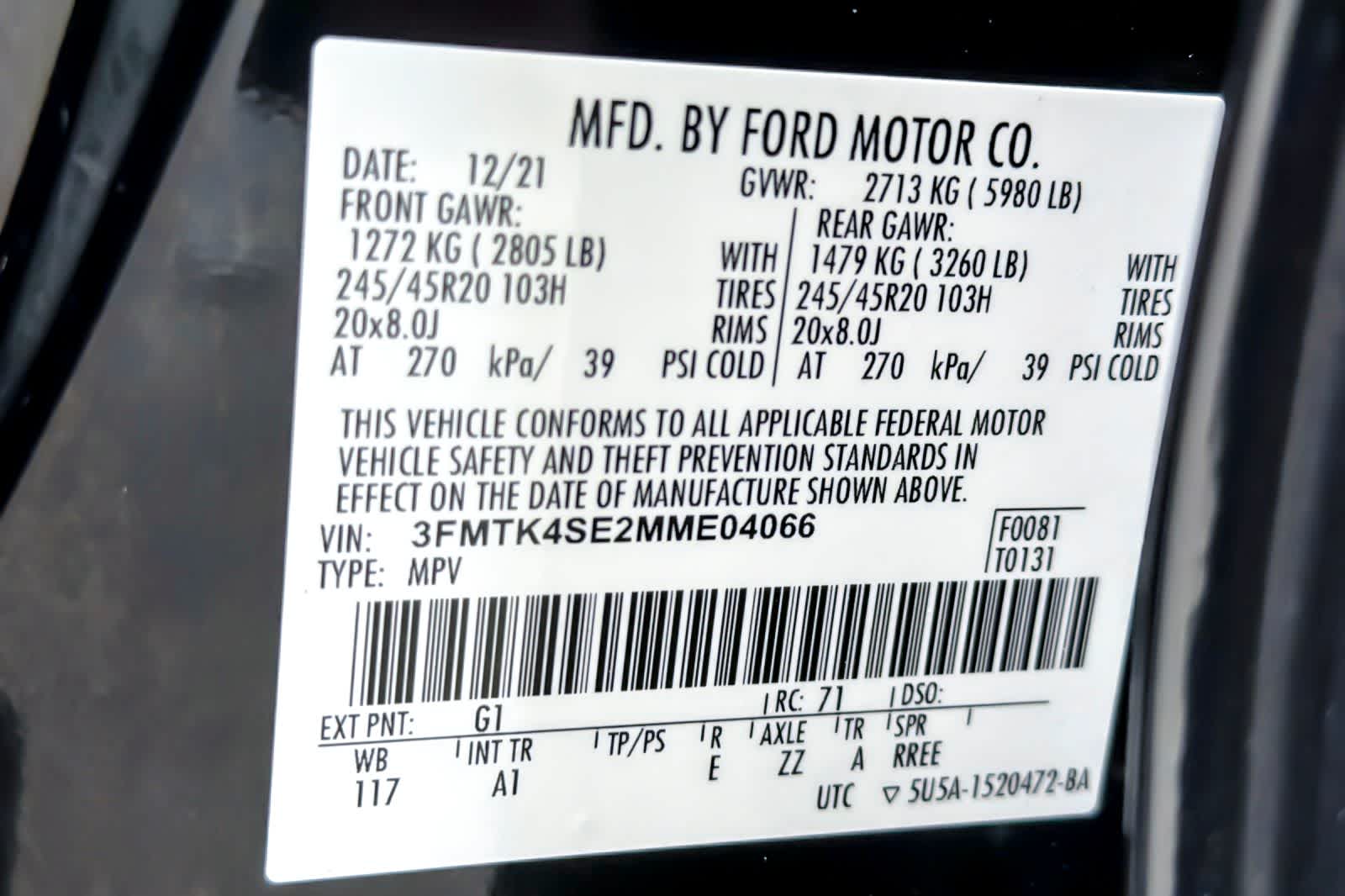 Thumbnail: 2021 Ford Mustang Mach-E - 30
