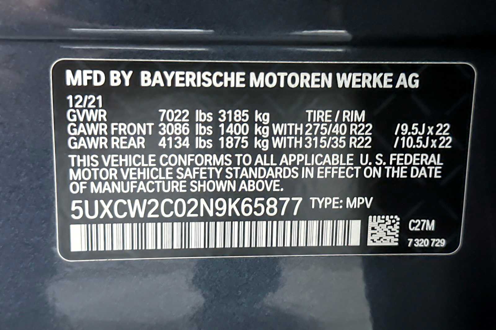 2022 BMW X7 xDrive40i 30