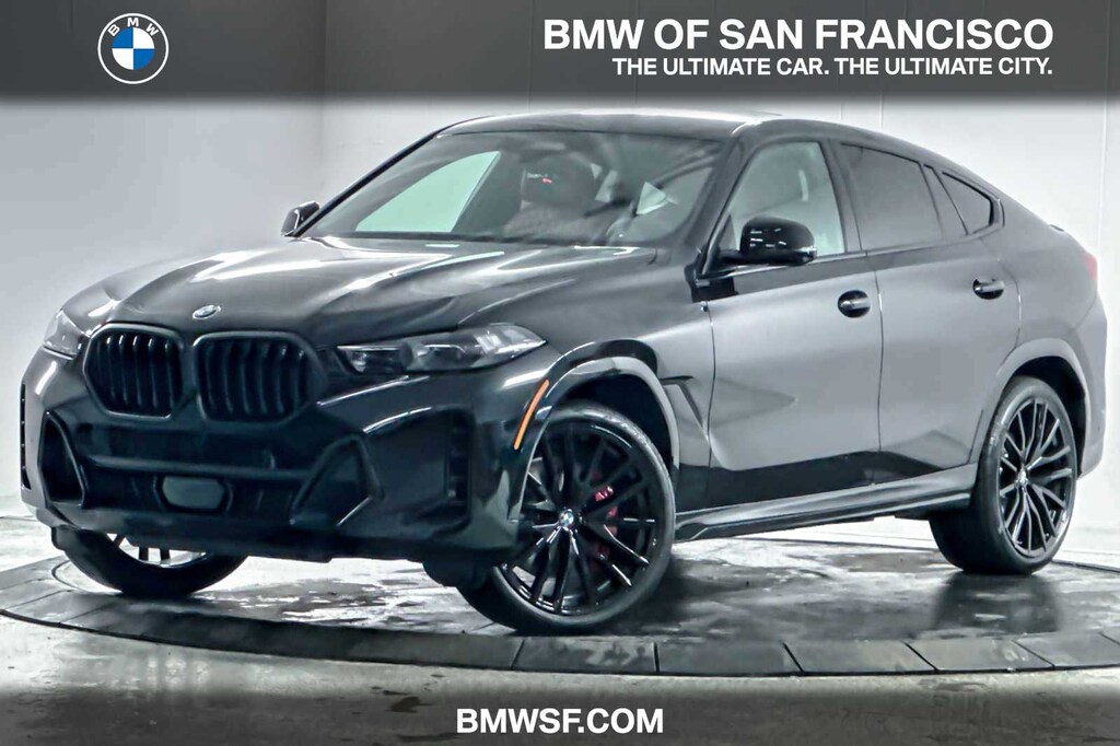 New 2025 BMW X6 SUV xDrive40i Black Sapphire For Sale Medford OR
