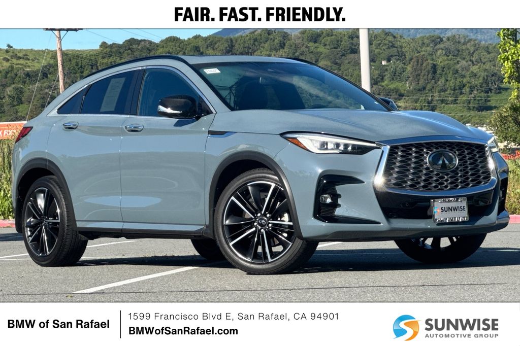 Slate Gray 2022 INFINITI QX55 Essential AWD SUV / Crossover All-Wheel Drive Continuously Variable Transmission
