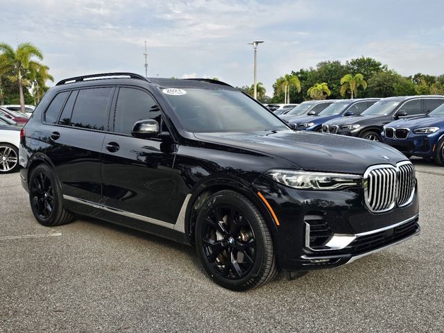 Certified 2021 BMW X7 40i with VIN 5UXCW2C09M9F97977 for sale in Sarasota, FL