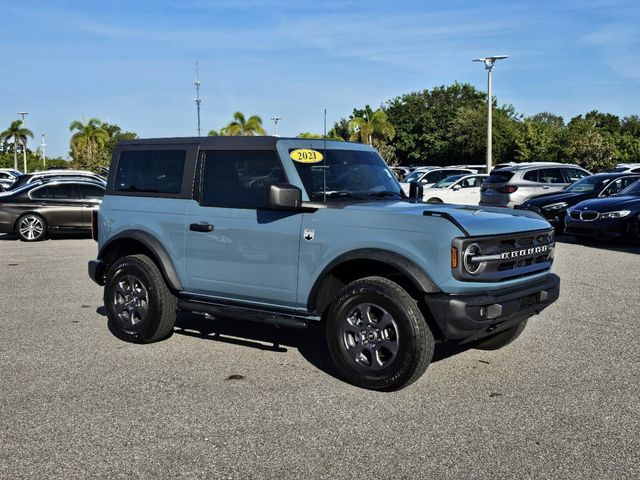 Used 2021 Ford Bronco 2-Door Big Bend with VIN 1FMDE5AH2MLB04574 for sale in Sarasota, FL