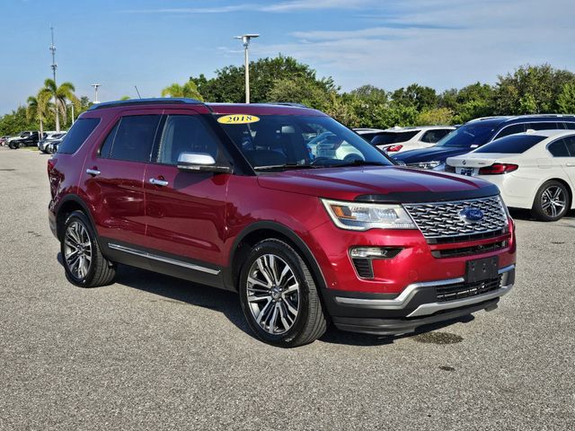 Used 2018 Ford Explorer Platinum with VIN 1FM5K8HT8JGC31939 for sale in Sarasota, FL