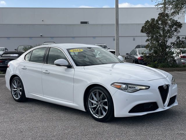 Used 2018 Alfa Romeo Giulia Base with VIN ZARFAEBN0J7563612 for sale in Sarasota, FL