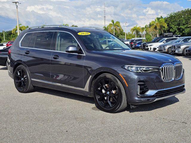 Used 2020 BMW X7 40i with VIN 5UXCW2C0XL9A03900 for sale in Sarasota, FL