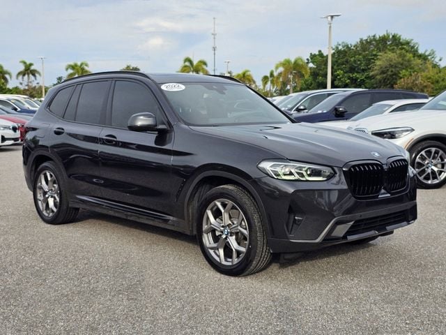 Certified 2022 BMW X3 30i with VIN 5UX43DP00N9L42152 for sale in Sarasota, FL