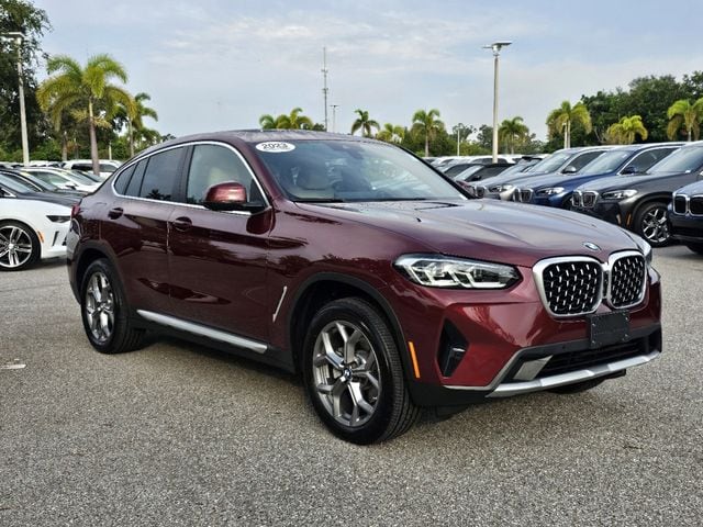 Certified 2023 BMW X4 30i with VIN 5UX33DT07P9T10805 for sale in Sarasota, FL