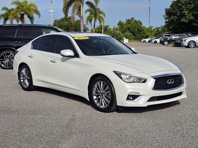 Used 2024 INFINITI Q50 LUXE with VIN JN1EV7BR1RM630615 for sale in Sarasota, FL