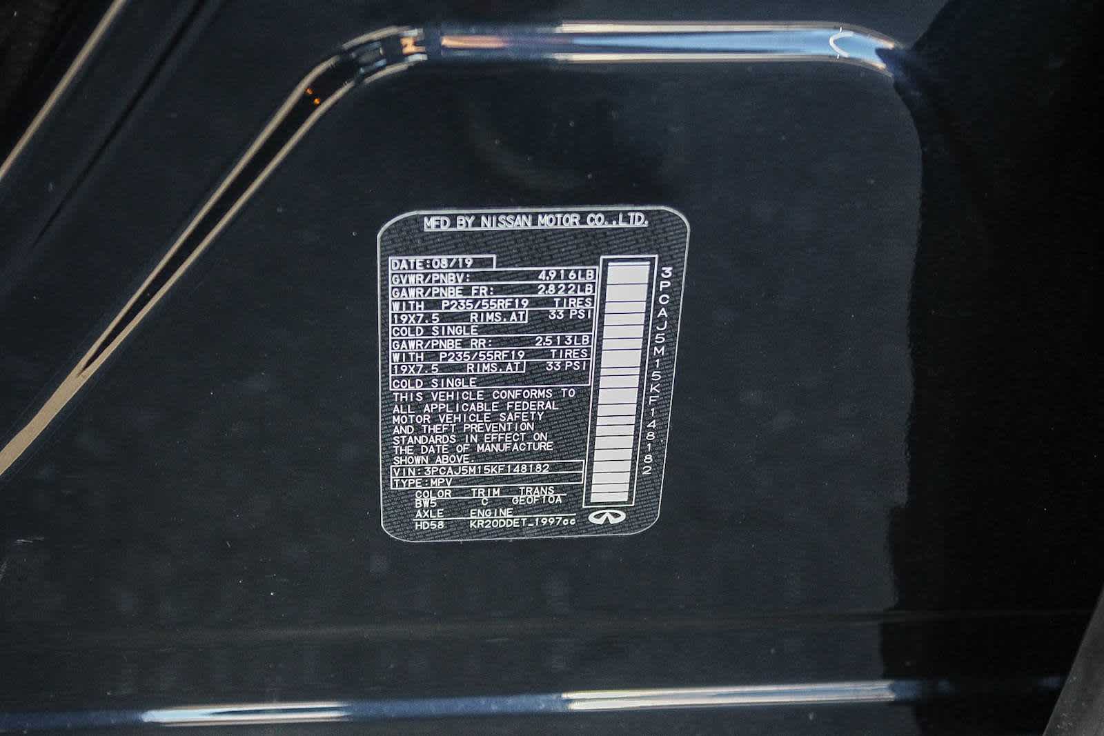 Thumbnail: 2019 INFINITI QX50 - 28