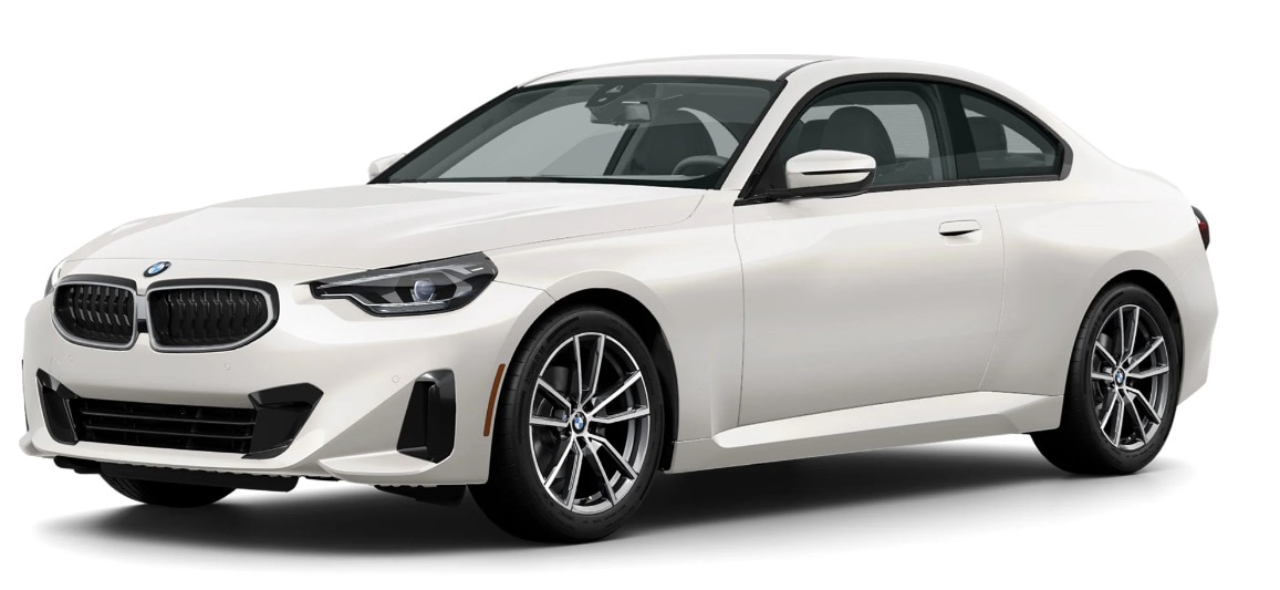 White BMW 230i