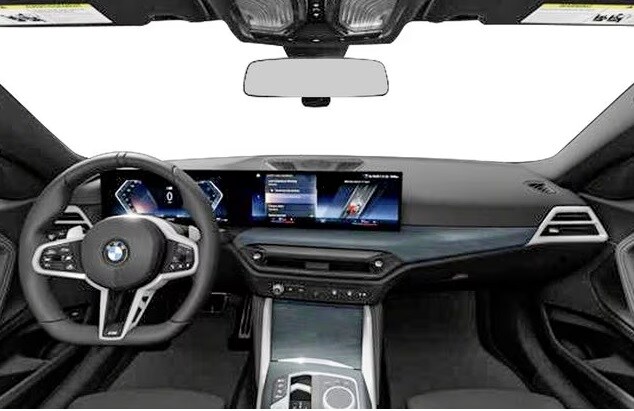 BMW 230i interior and dashboard view