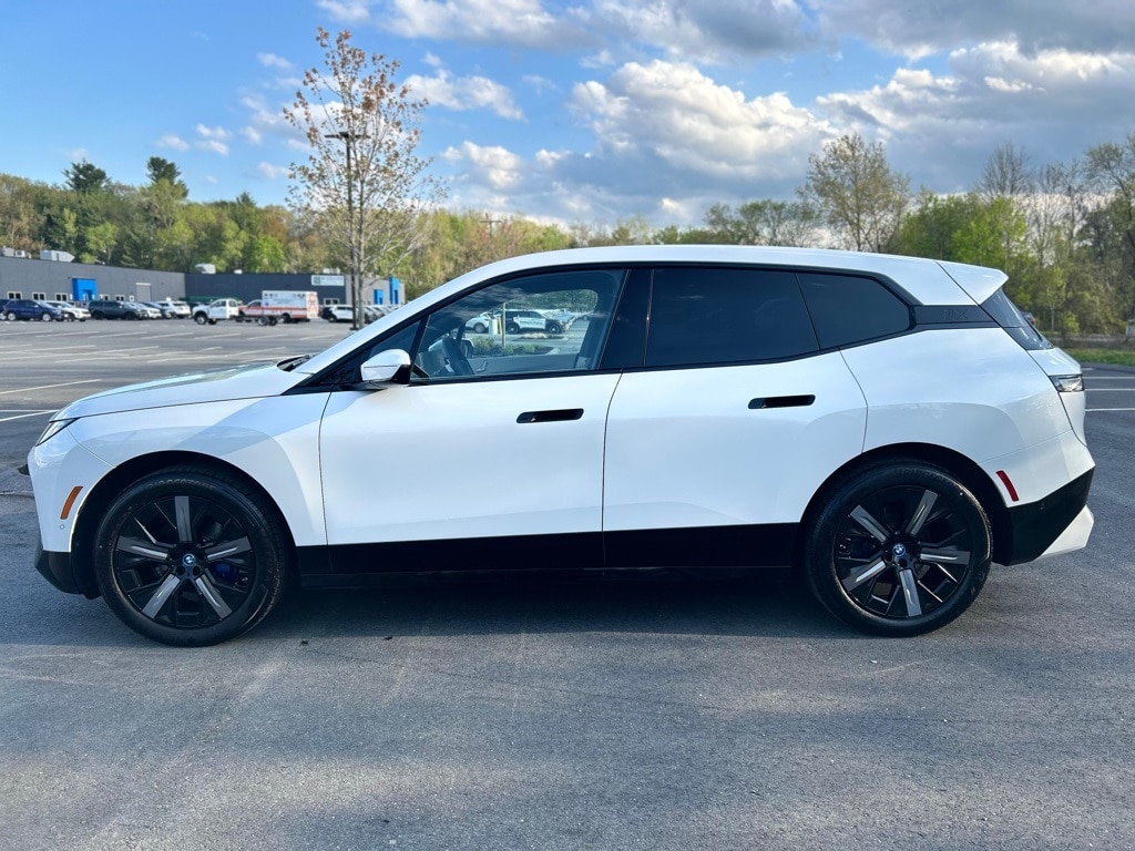 Certified 2024 BMW iX Base with VIN WB523CF08RCR29823 for sale in Shrewsbury, MA