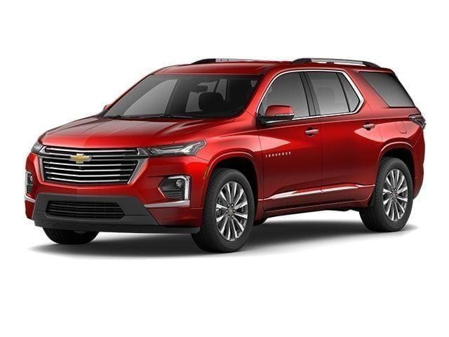 Radiant Red Tintcoat 2023 Chevrolet Traverse SUV / Crossover Four-Wheel Drive 9-Speed Automatic