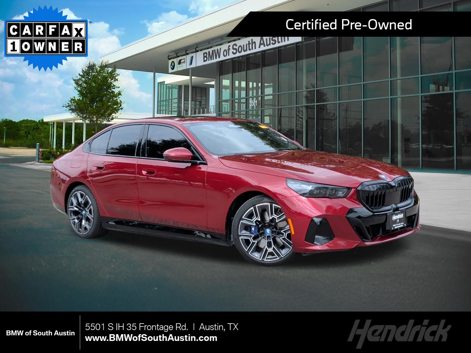 Certified 2024 BMW i5 40 with VIN WBY33FK04RCR13052 for sale in Austin, TX