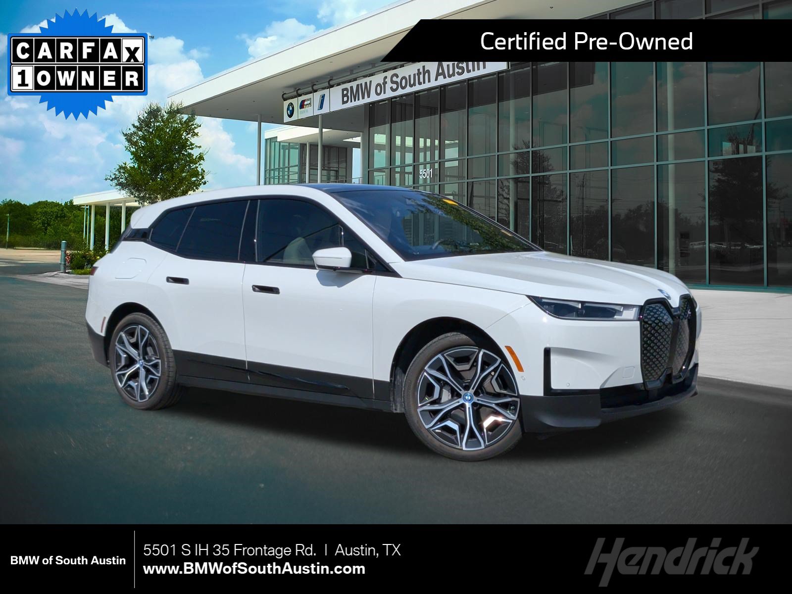 Certified 2024 BMW iX Base with VIN WB523CF00RCR64954 for sale in Austin, TX