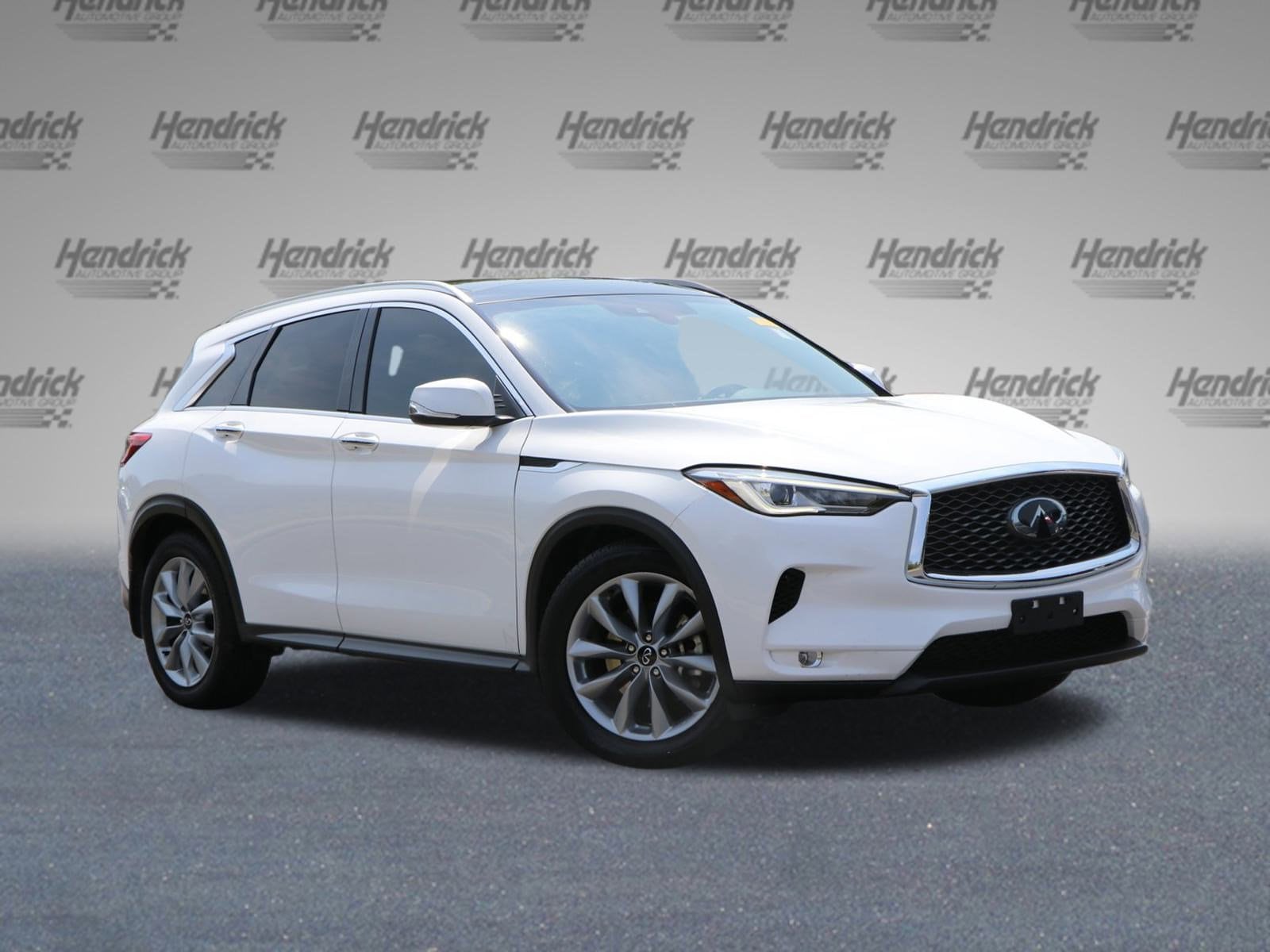 Used 2021 INFINITI QX50 Luxe with VIN 3PCAJ5BB0MF118568 for sale in Austin, TX