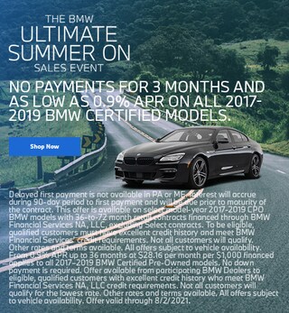 Certified BMW Pre-Owned Specials | BMW Specials | BMW of South Austin