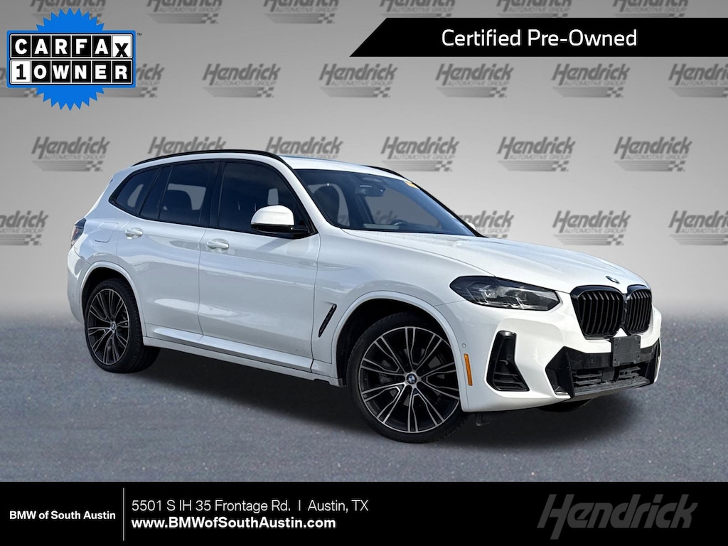 Certified 2023 BMW X3 sDrive30i SUV
