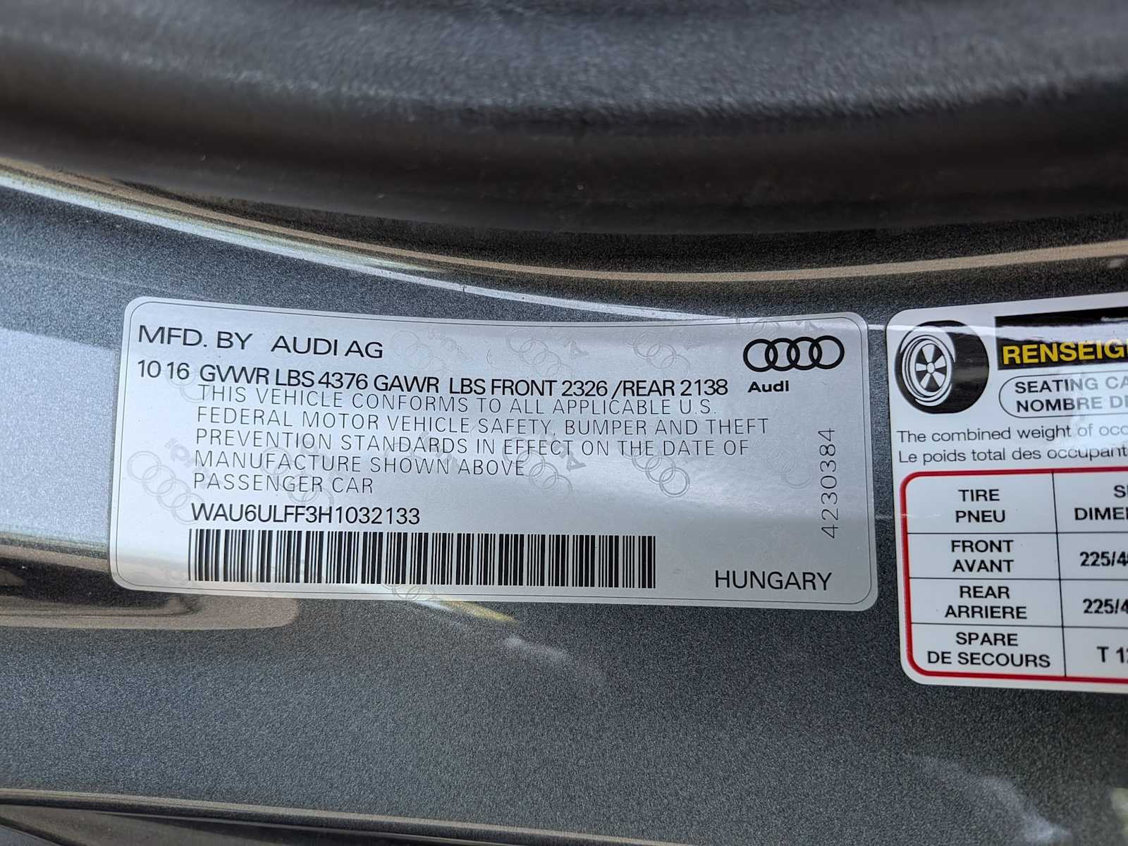 Thumbnail: 2017 Audi A3 - 36