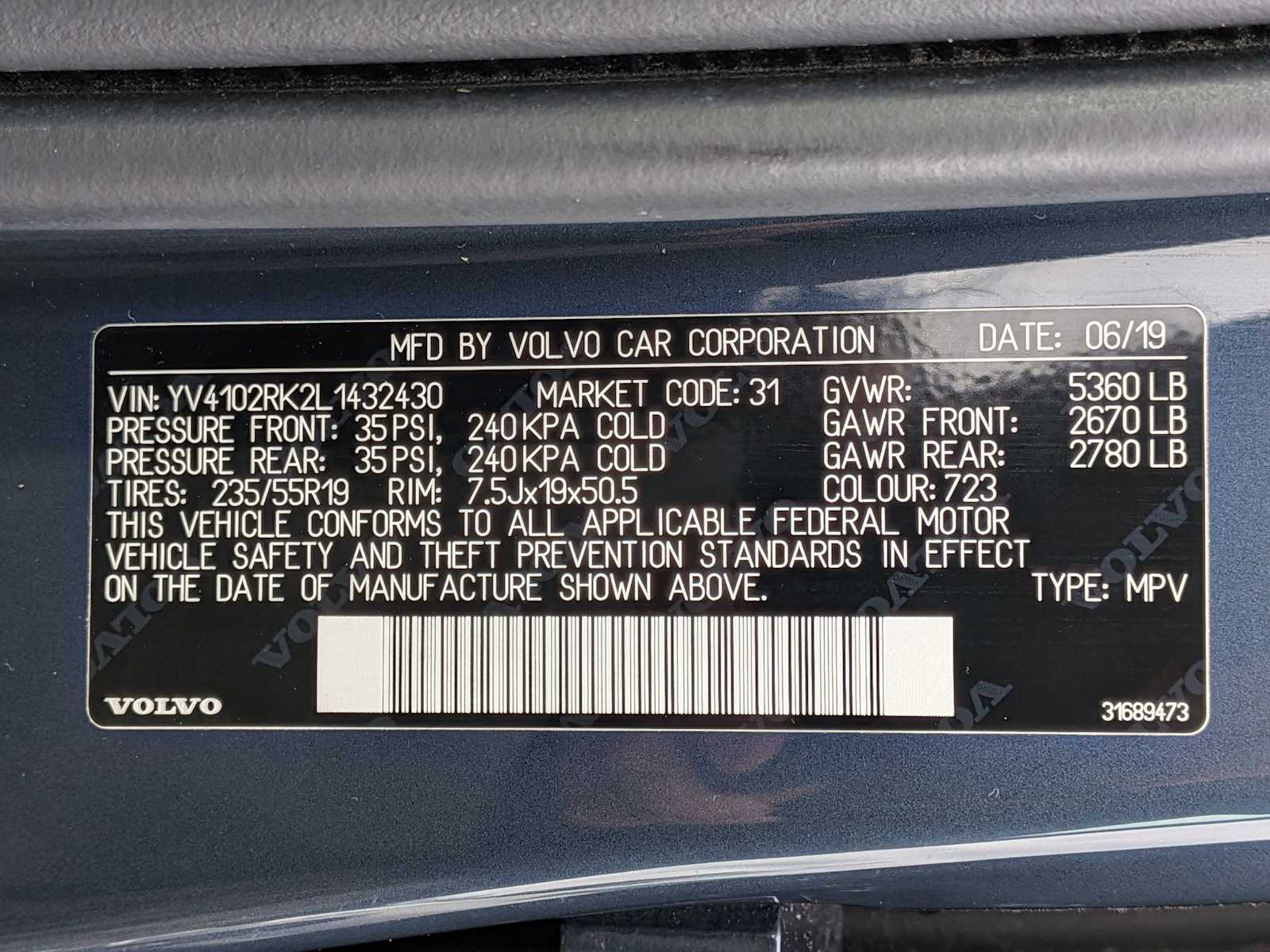 Thumbnail: 2020 Volvo XC60 - 38