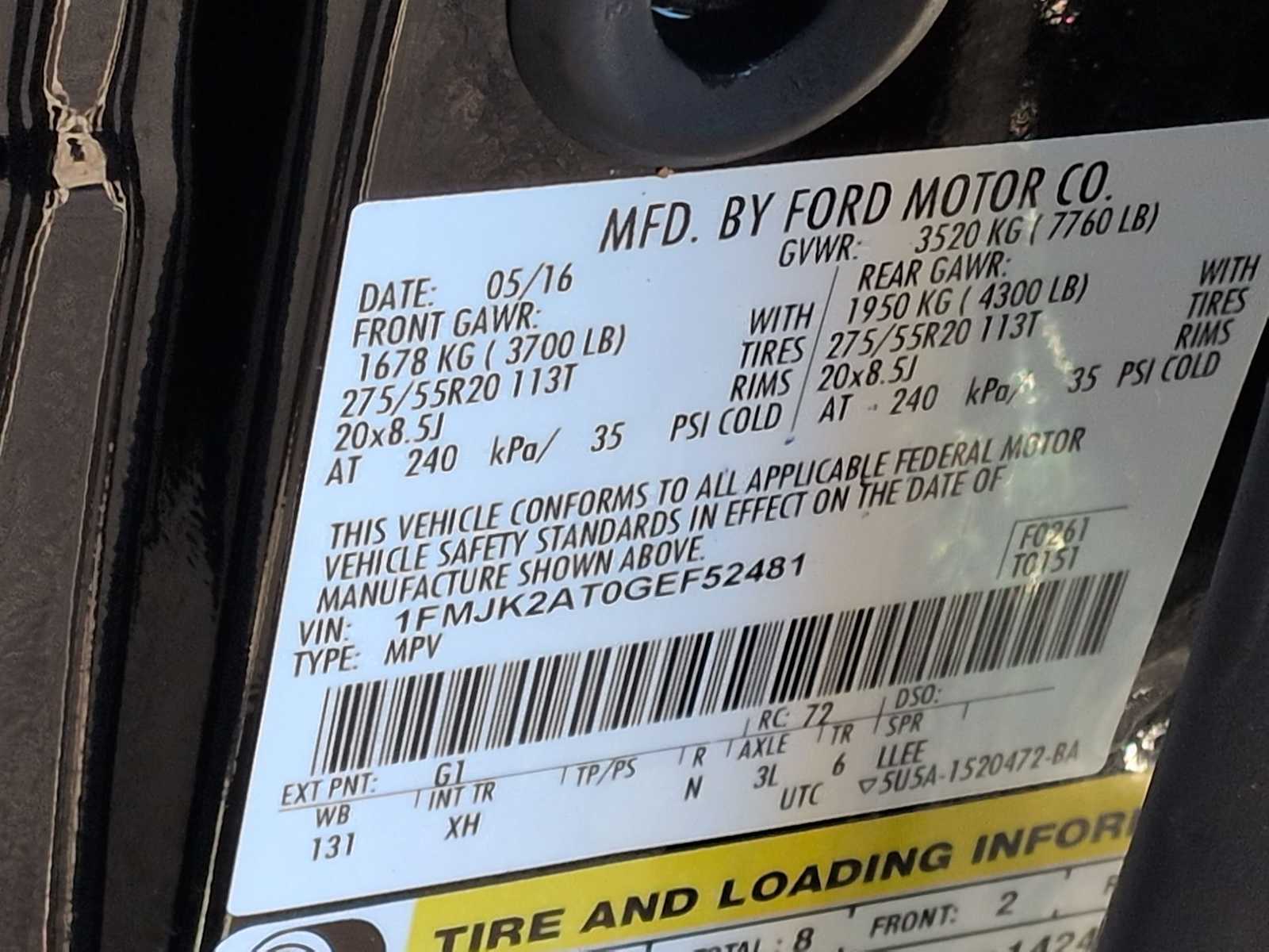 Thumbnail: 2016 Ford Expedition EL - 37