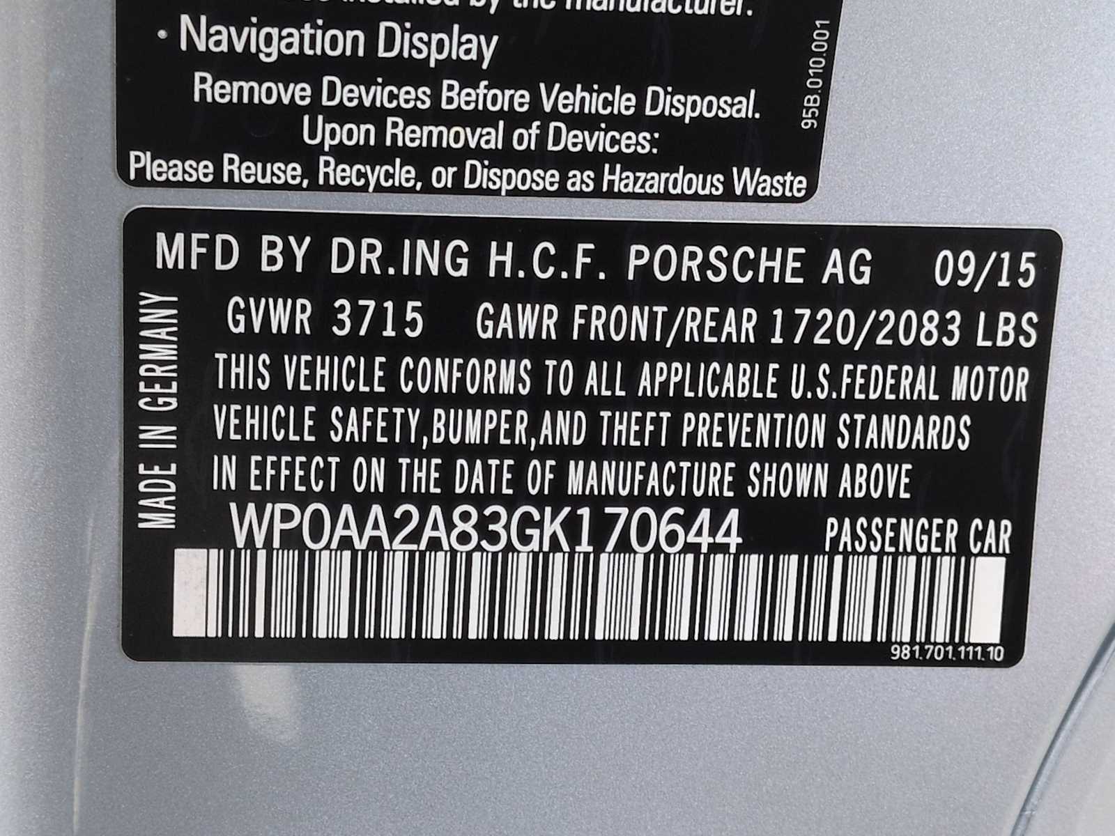 Thumbnail: 2016 Porsche Cayman - 31