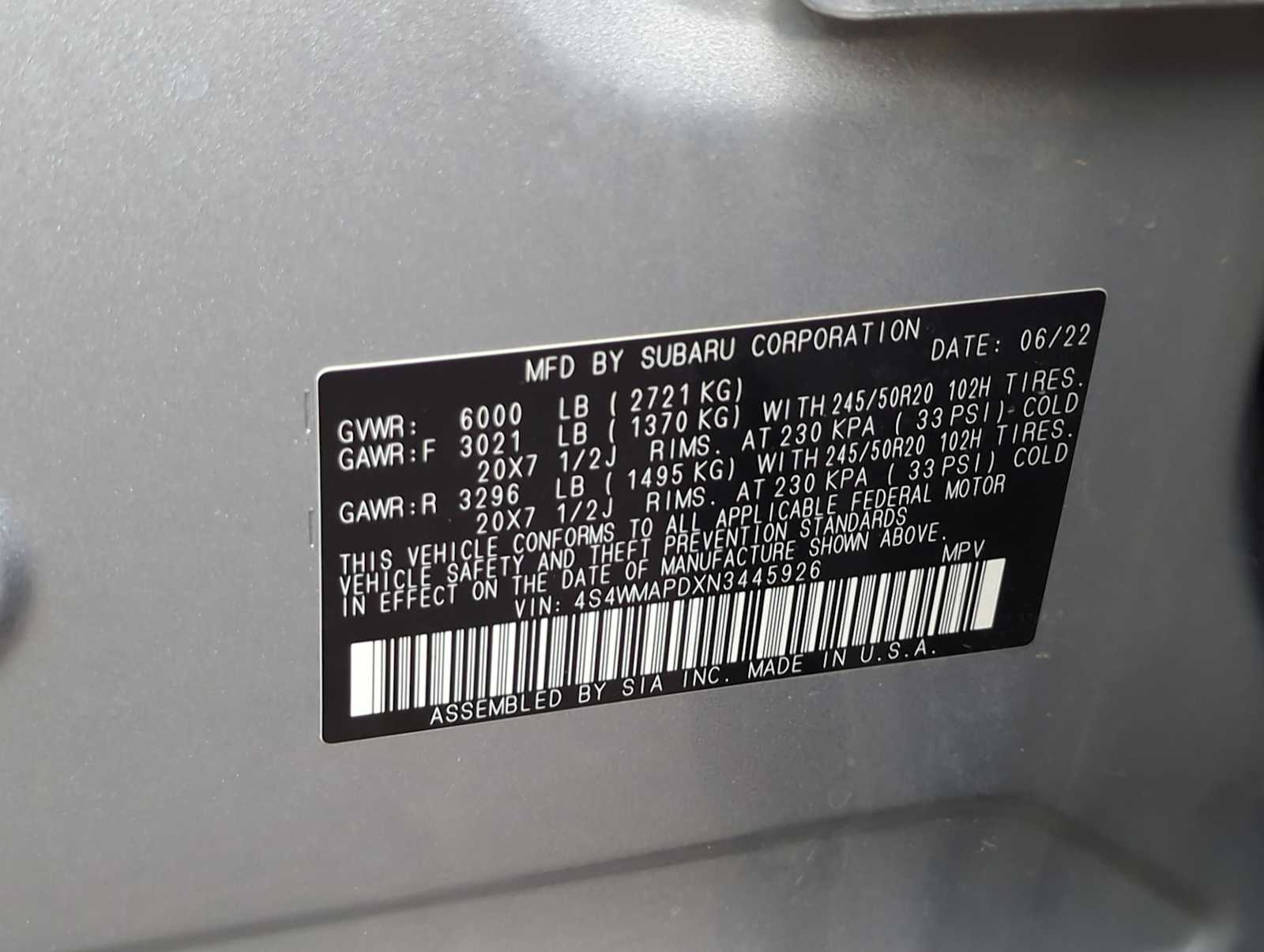 Thumbnail: 2022 Subaru Ascent - 38