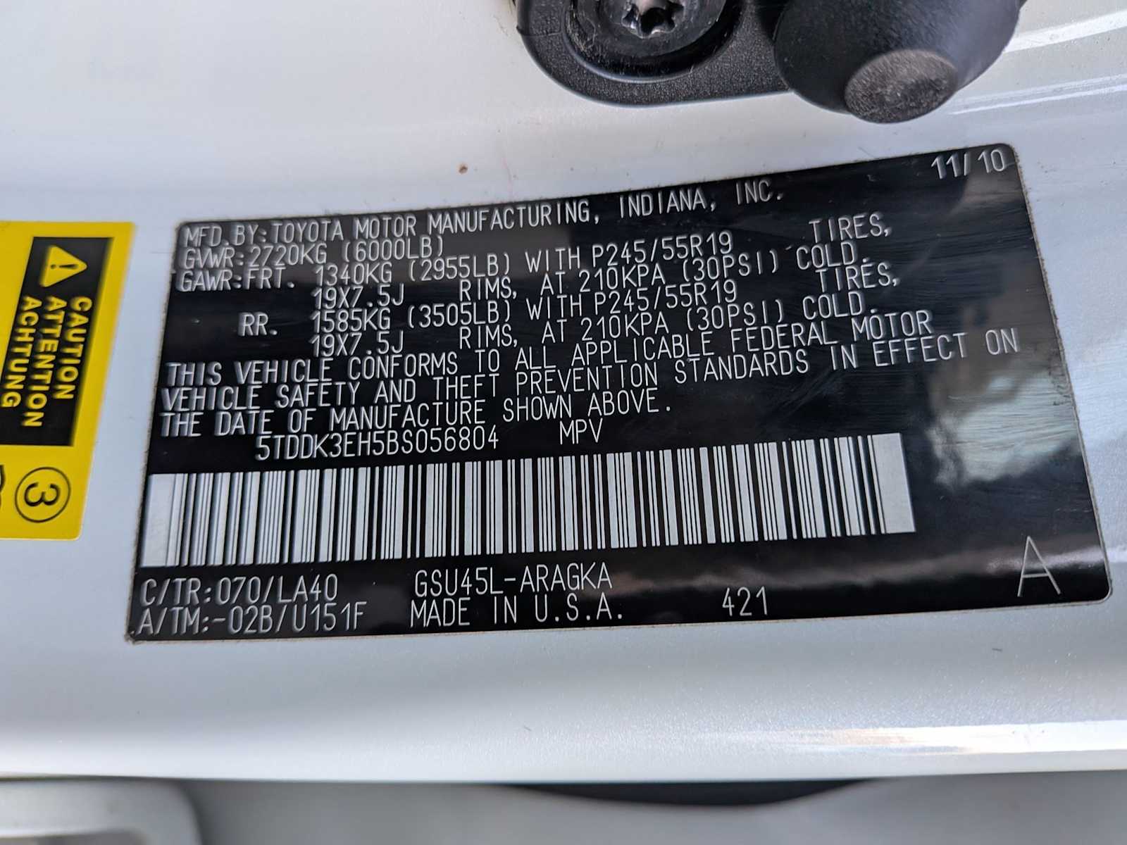 Thumbnail: 2011 Toyota Highlander - 39