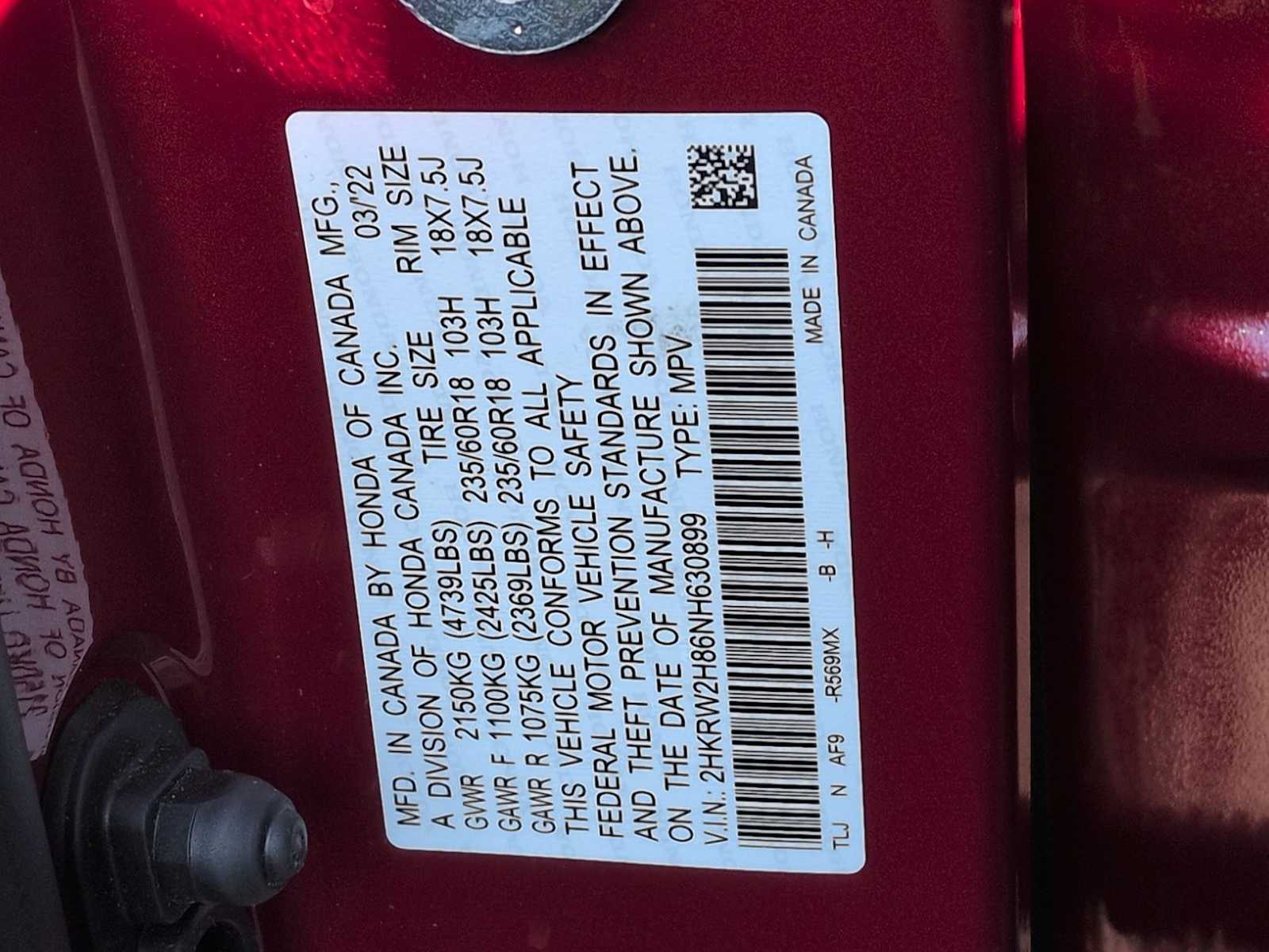 Thumbnail: 2022 Honda CR-V - 38