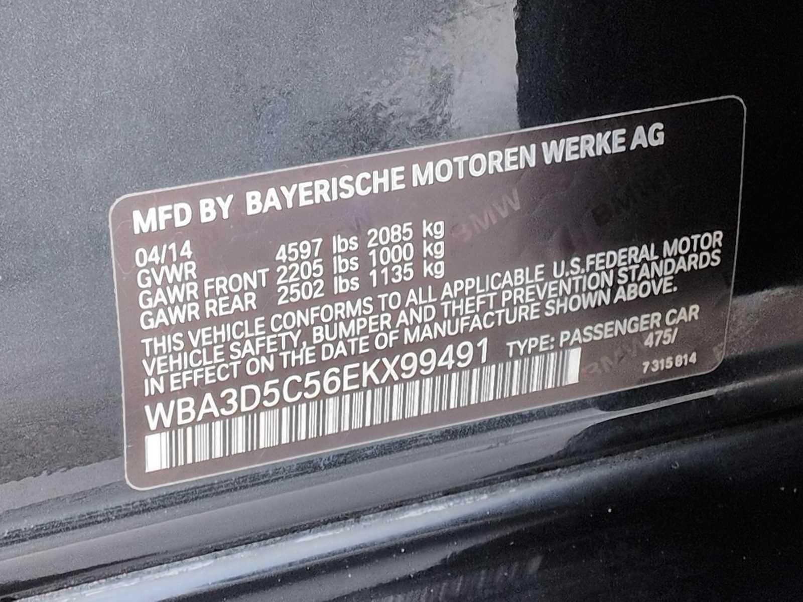 Thumbnail: 2014 BMW 3 Series - 38