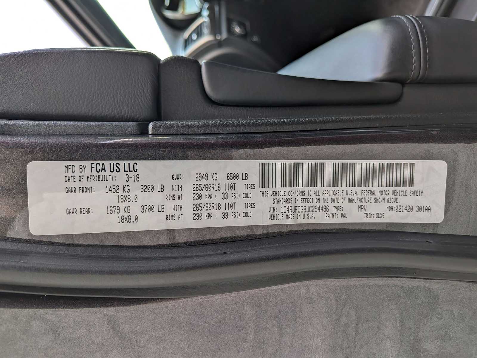 Thumbnail: 2018 Jeep Grand Cherokee - 40