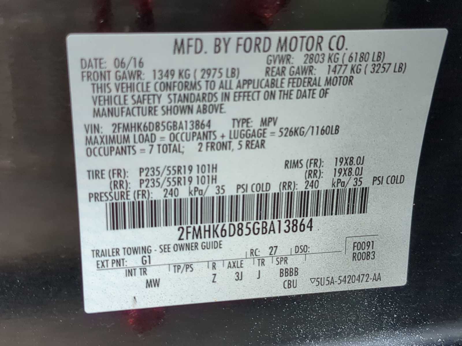 Thumbnail: 2016 Ford Flex - 10