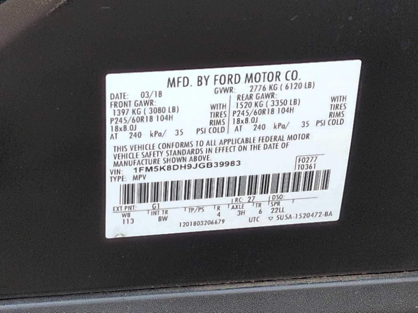 Thumbnail: 2018 Ford Explorer - 37