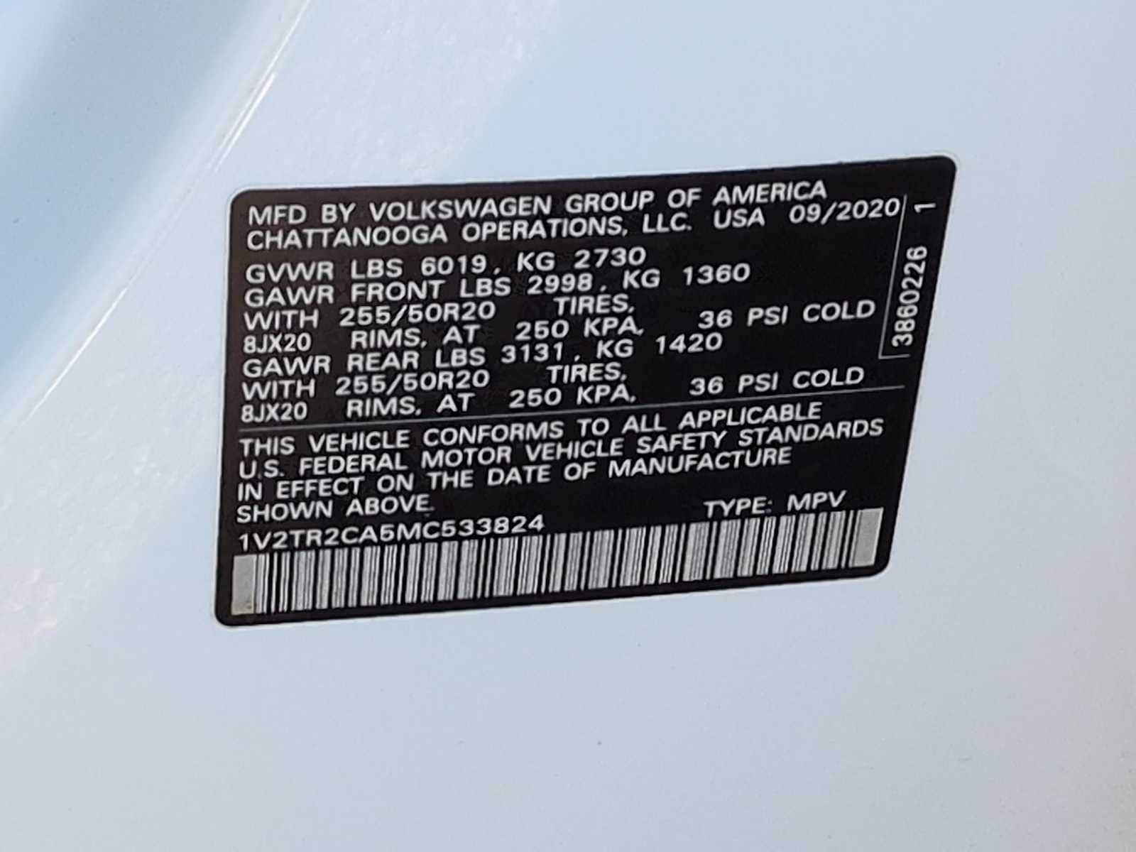 Thumbnail: 2021 Volkswagen Atlas - 37