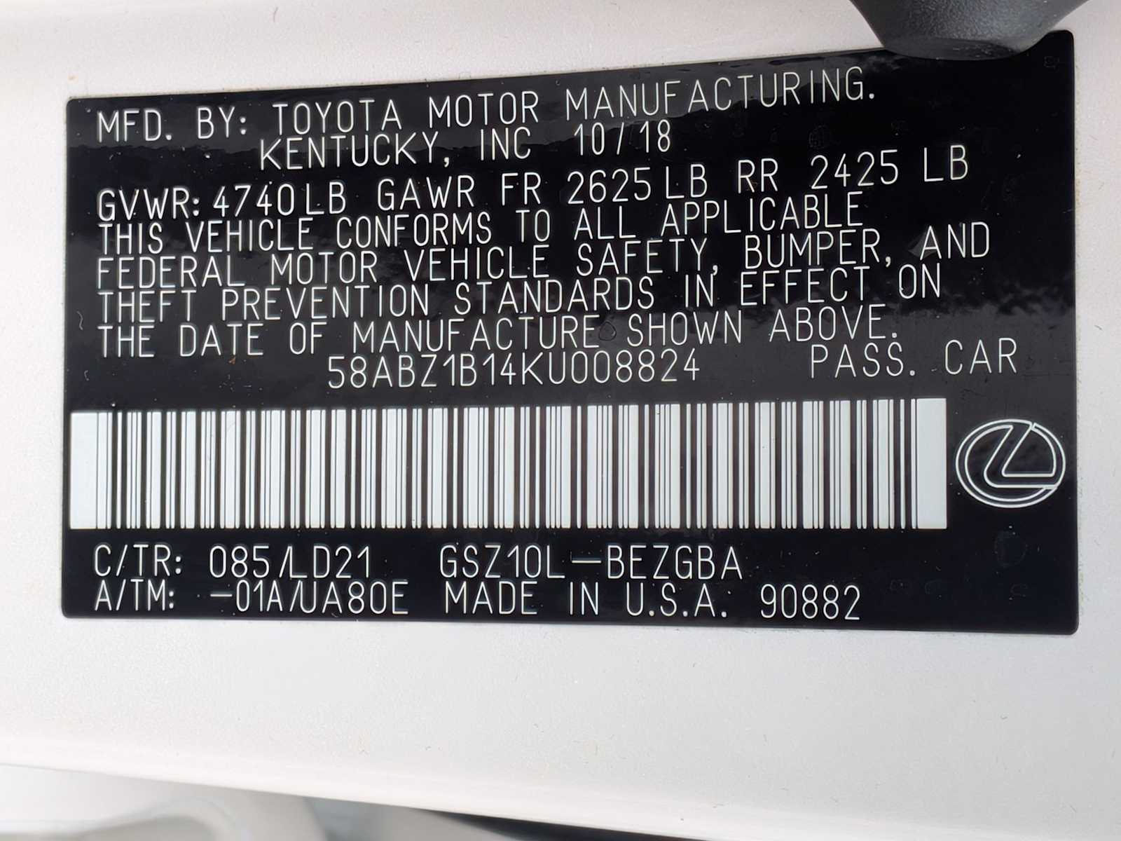 Thumbnail: 2019 Lexus ES - 38