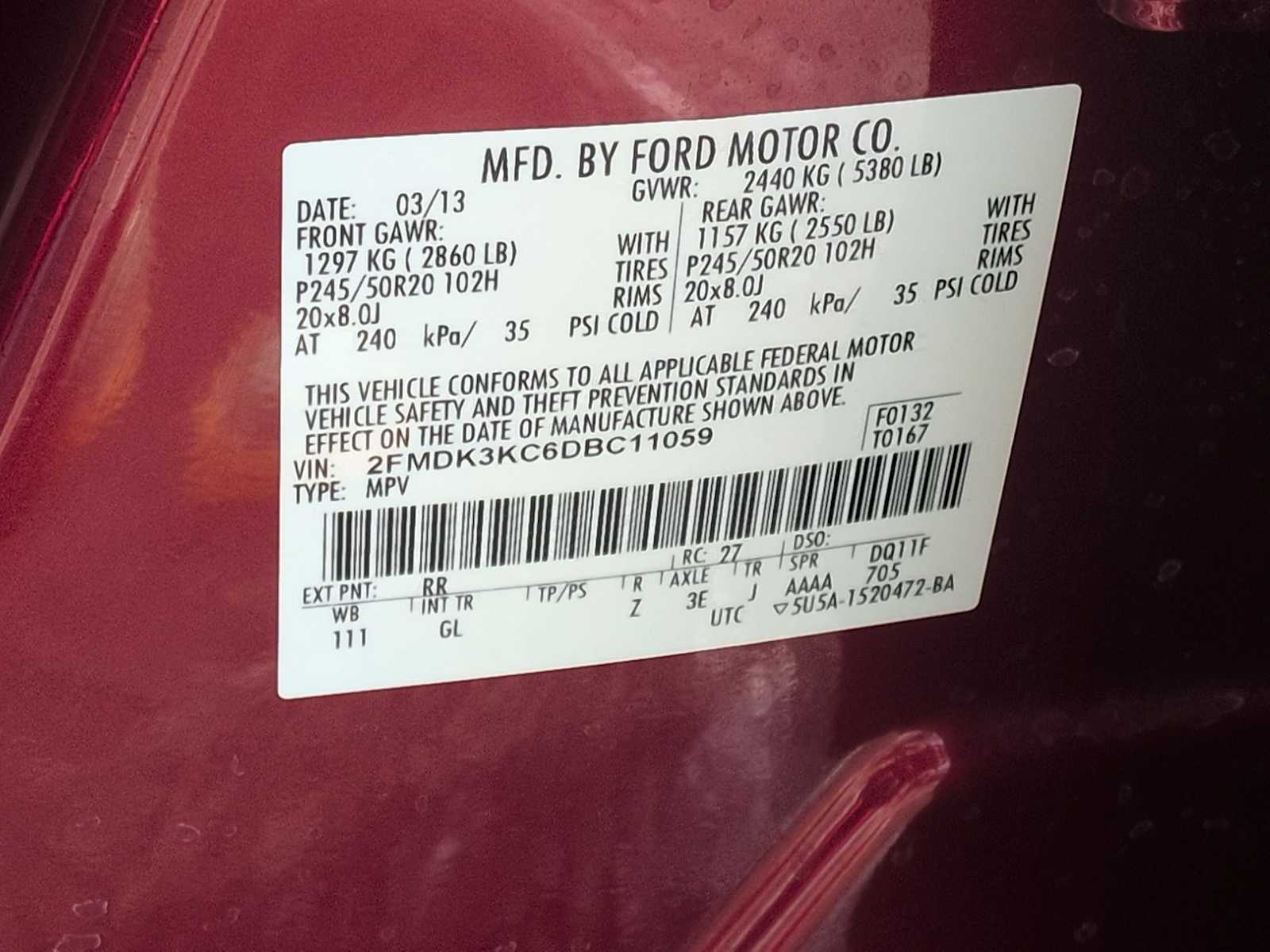 Thumbnail: 2013 Ford Edge - 36